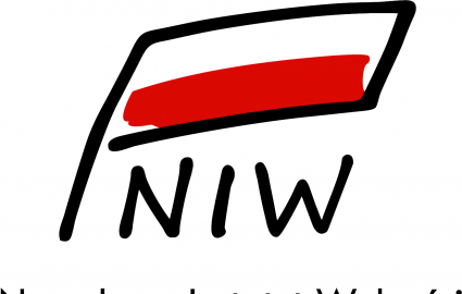 logo Narodowego Instytutu Wolności – Centrum Rozwoju Społeczeństwa Obywatelskiego, na białym tle flaga Polski, pod flagą czarny napis NIW i pełna nazwa jednostki w kolorze czarnym 