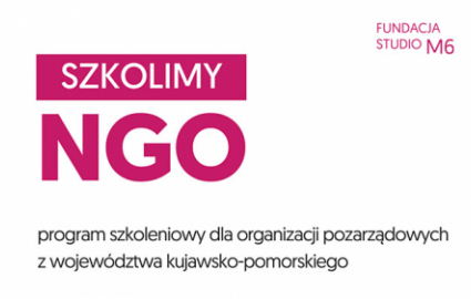 Logo projektu - Napis Szkolimy NGO