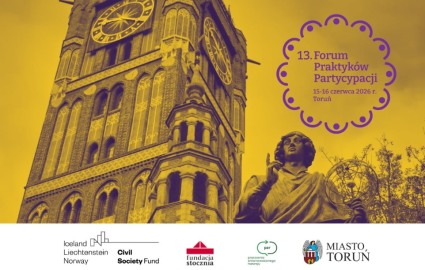 Plakat 13. Forum Praktyków Partycypacji