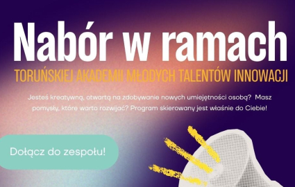 Plakat promujący nabór