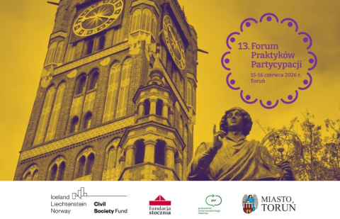 Plakat 13. Forum Praktyków Partycypacji