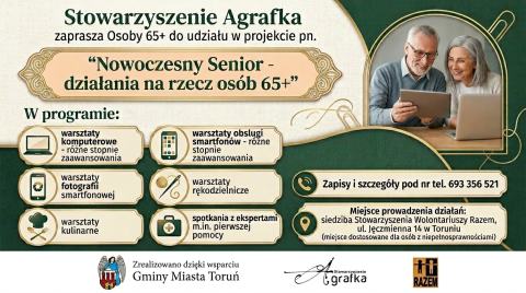 Grafika promująca projekt