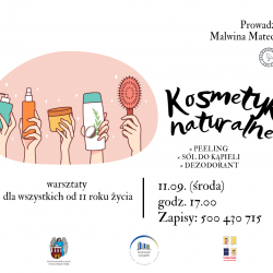 plakat promujący zajęcia